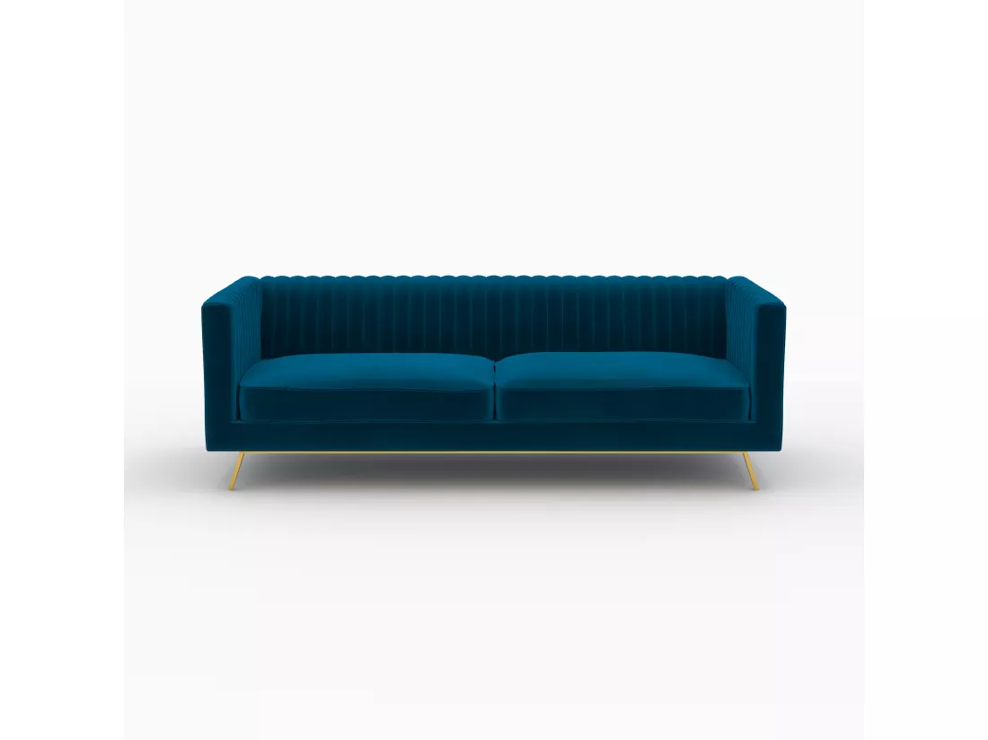 Ensemble canapé, fauteuil et table basse 4 places - Gatsby