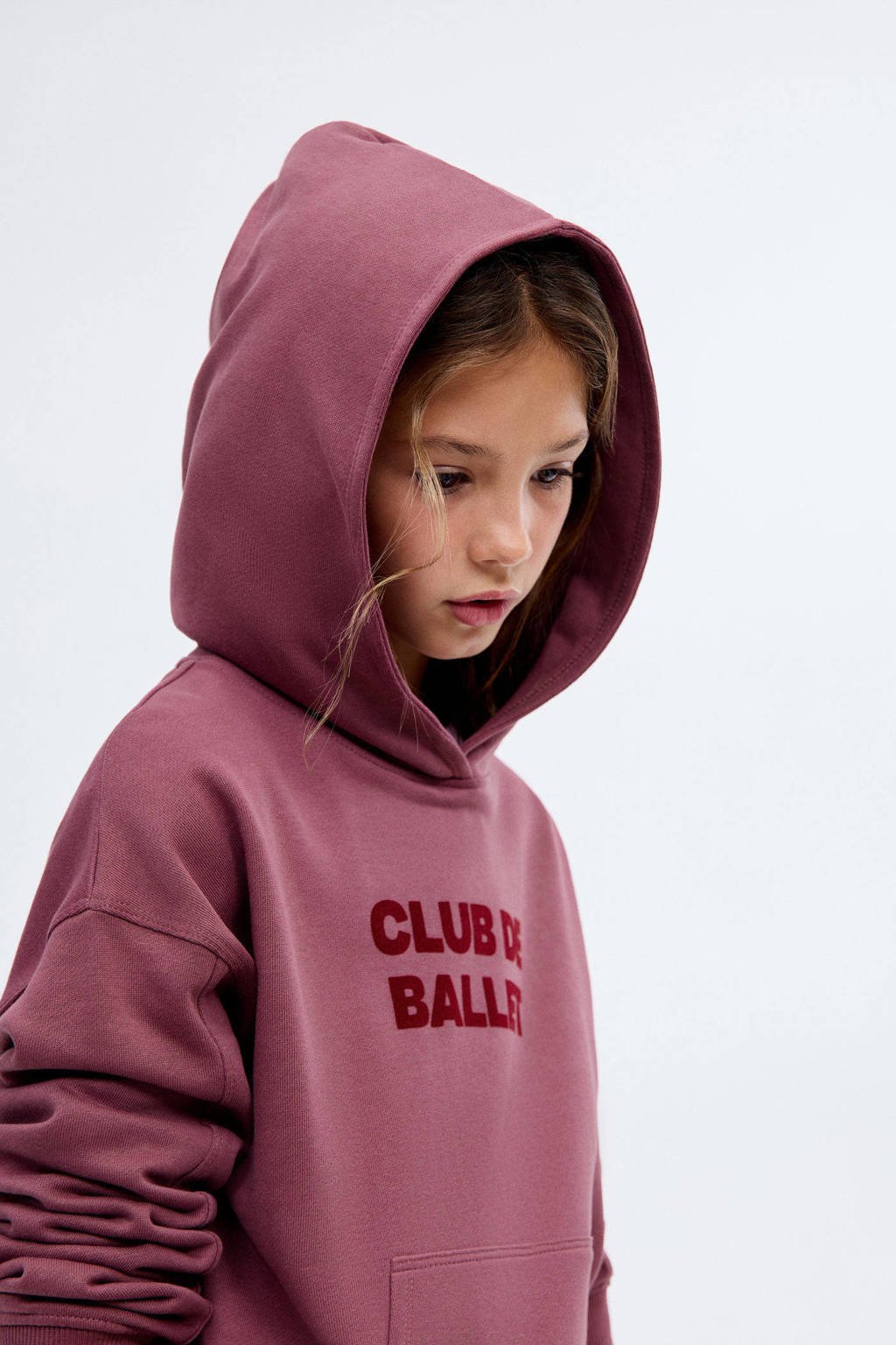 Mango Kids hoodie donkerrood