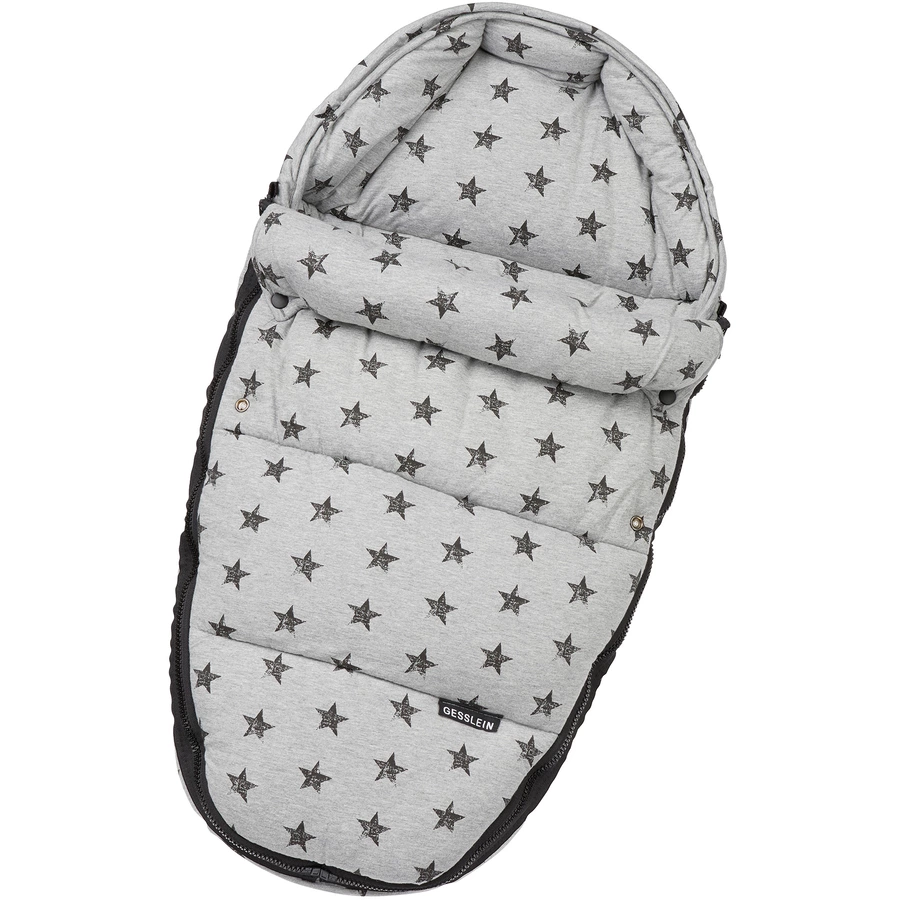 GESSLEIN Baby Nestchen, grau  Sterne