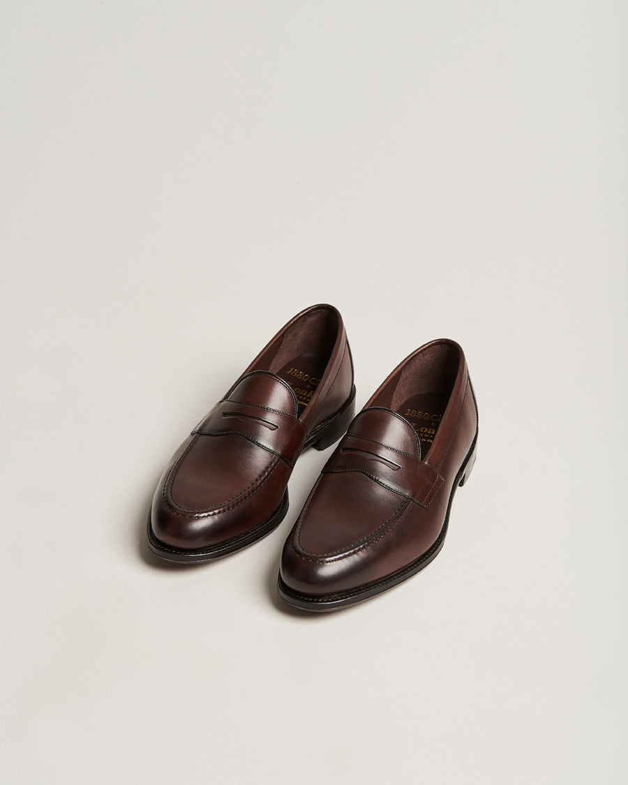 Loake 1880 Hornbeam Eco Penny Loafer Walnut