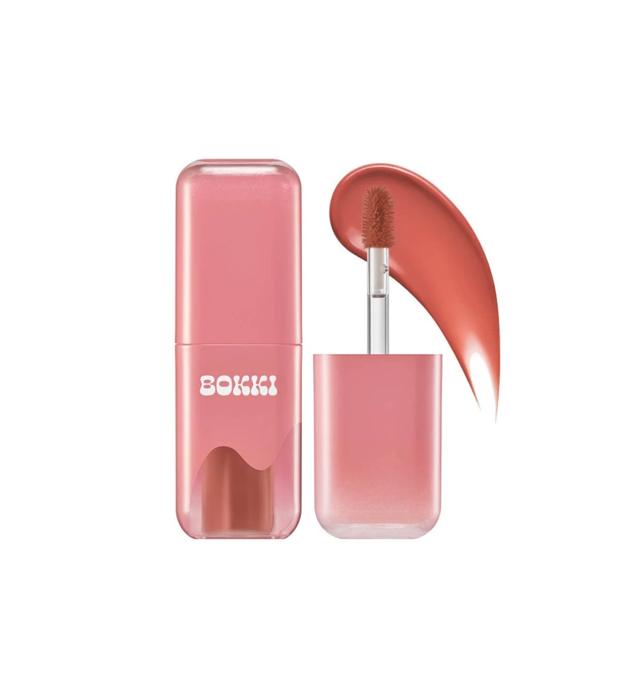 Black Rouge - Tonalidade para lábios e bochechas Glow Bokki - 06: Cheese Coral