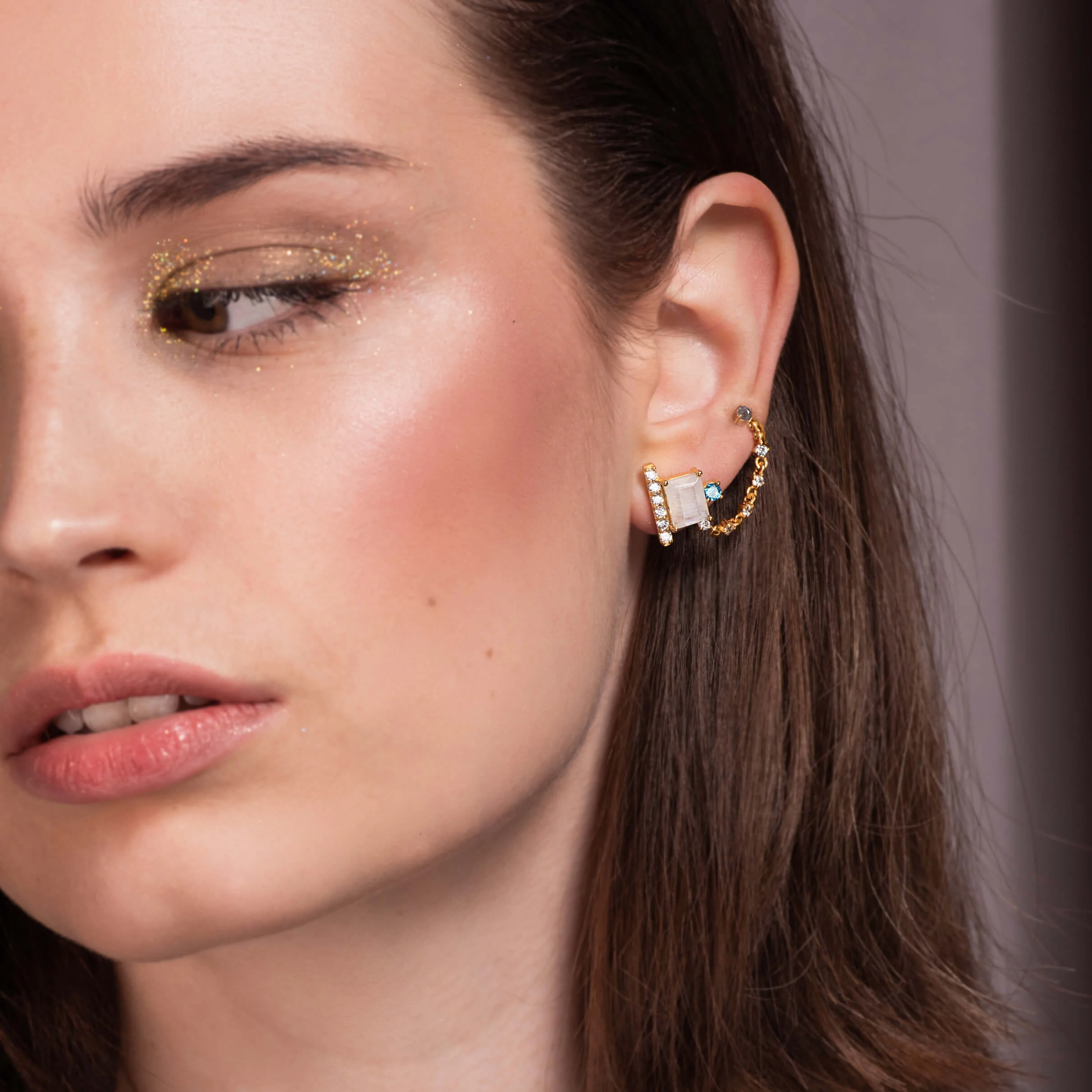 LERA - Boucles d'oreilles | Bleu