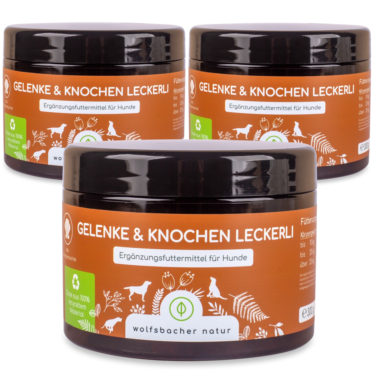 Wolfsbacher Natur Gelenke & Knochen Leckerli 3x