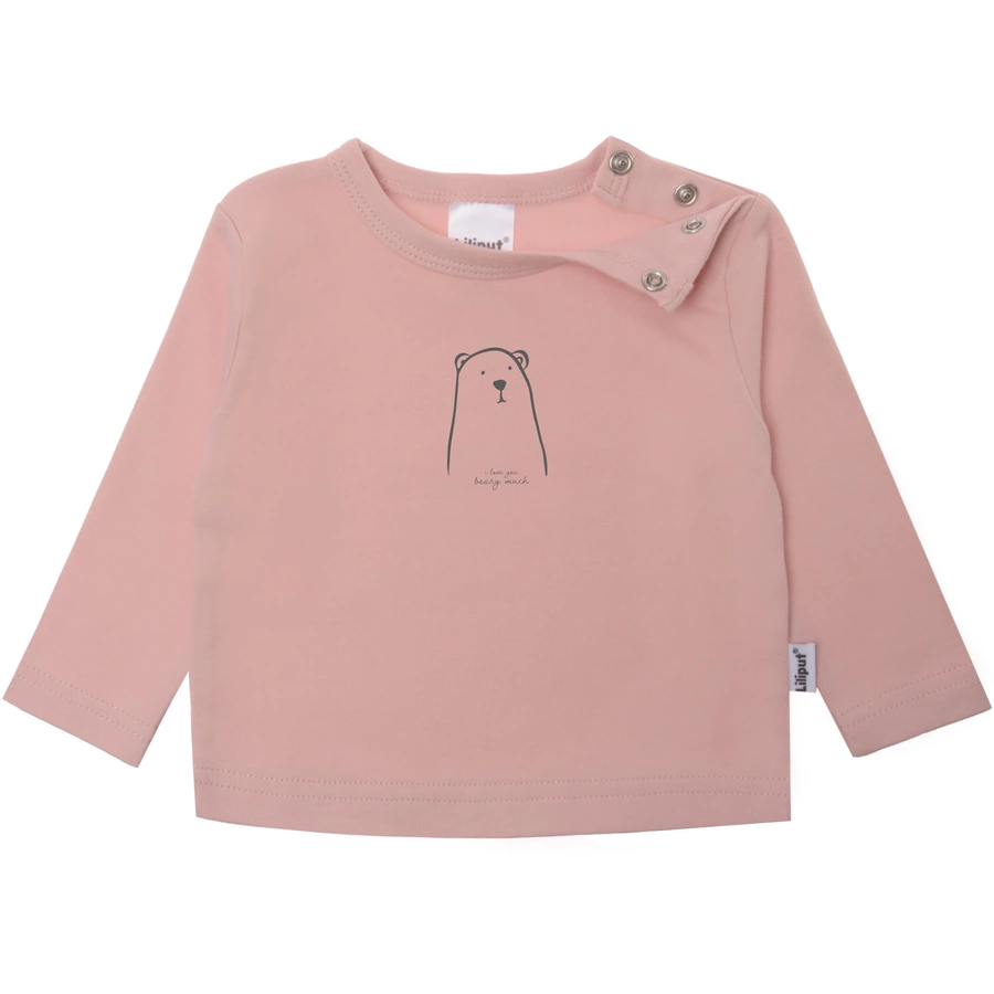 Liliput Langarmshirt Bär rosa