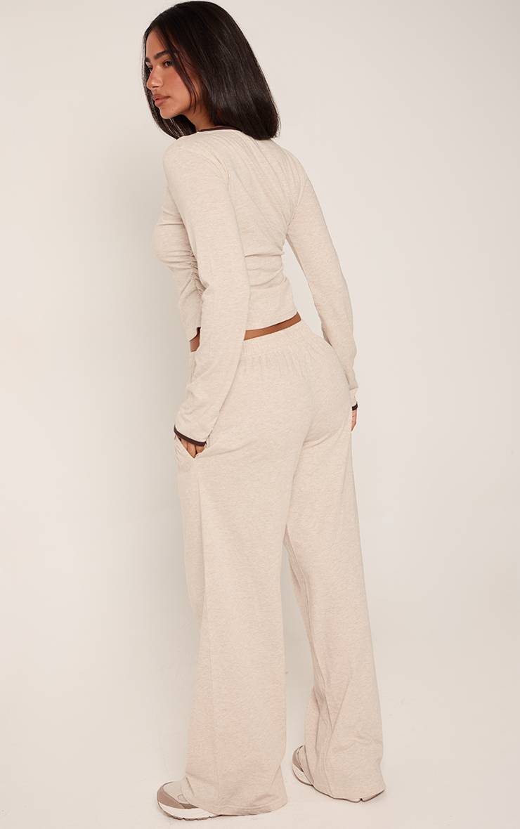 Avoine Joggers Détendus Petite En Coton Avec Cordon De Serrage Contrasté