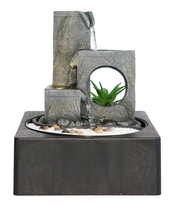 Dehner Polyresin-Zimmerbrunnen Mana mit
