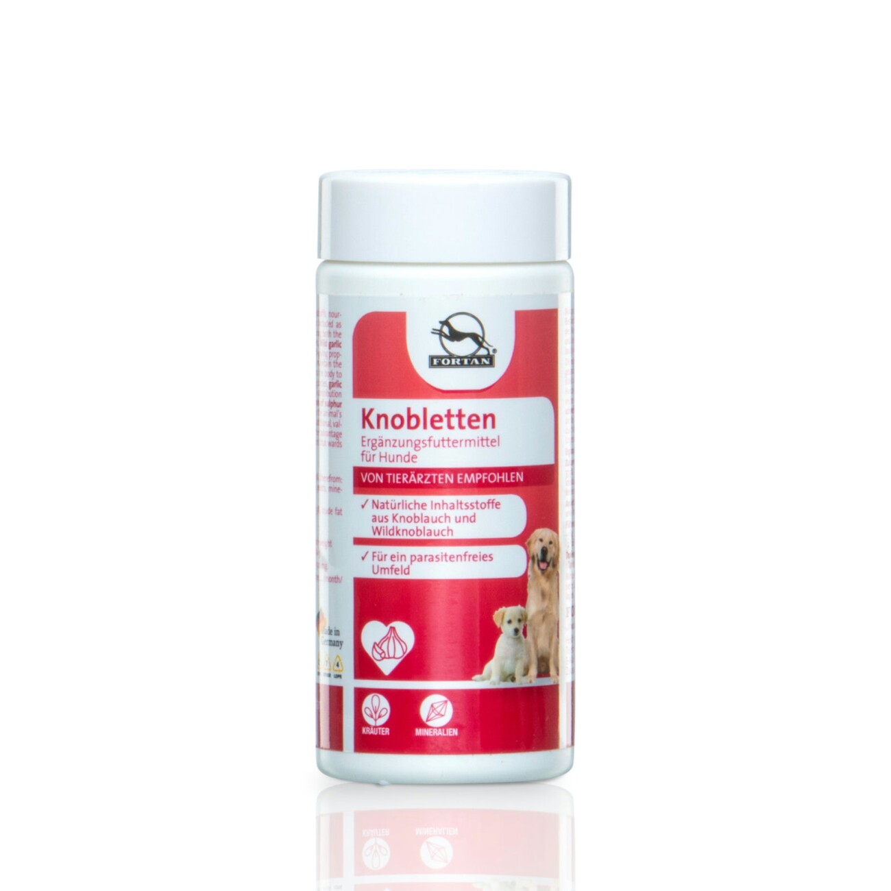 Fortan Knobletten Tabletten mit Knoblauch und Bärlauch 100 g