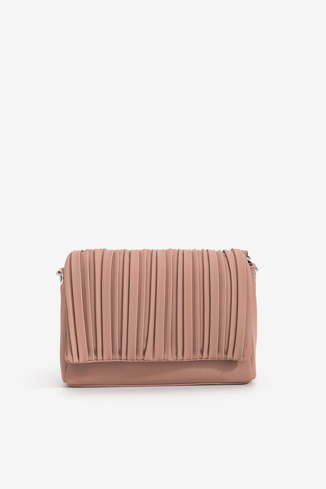 Bolsa de ombro lisa - rosa