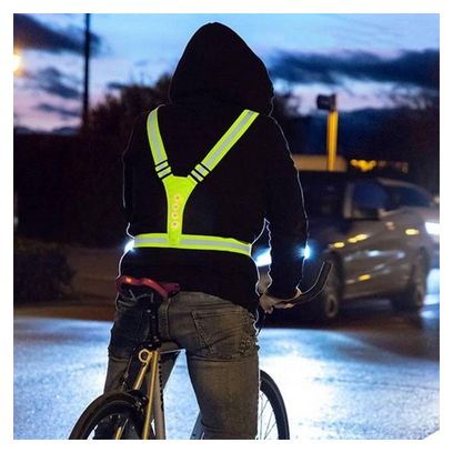 Gilet de sécurité réfléchissant à LED - Taille unique