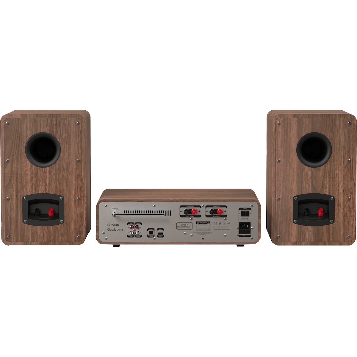 Pure Classic Stereo micro Hi-Fi system (kaffe)