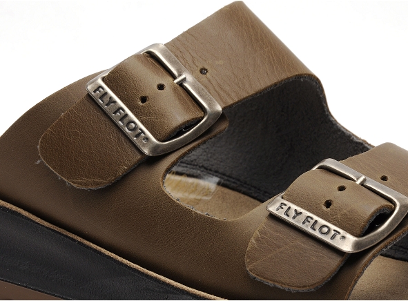 Flyflot mules et sabots homme fifou 29683 marron