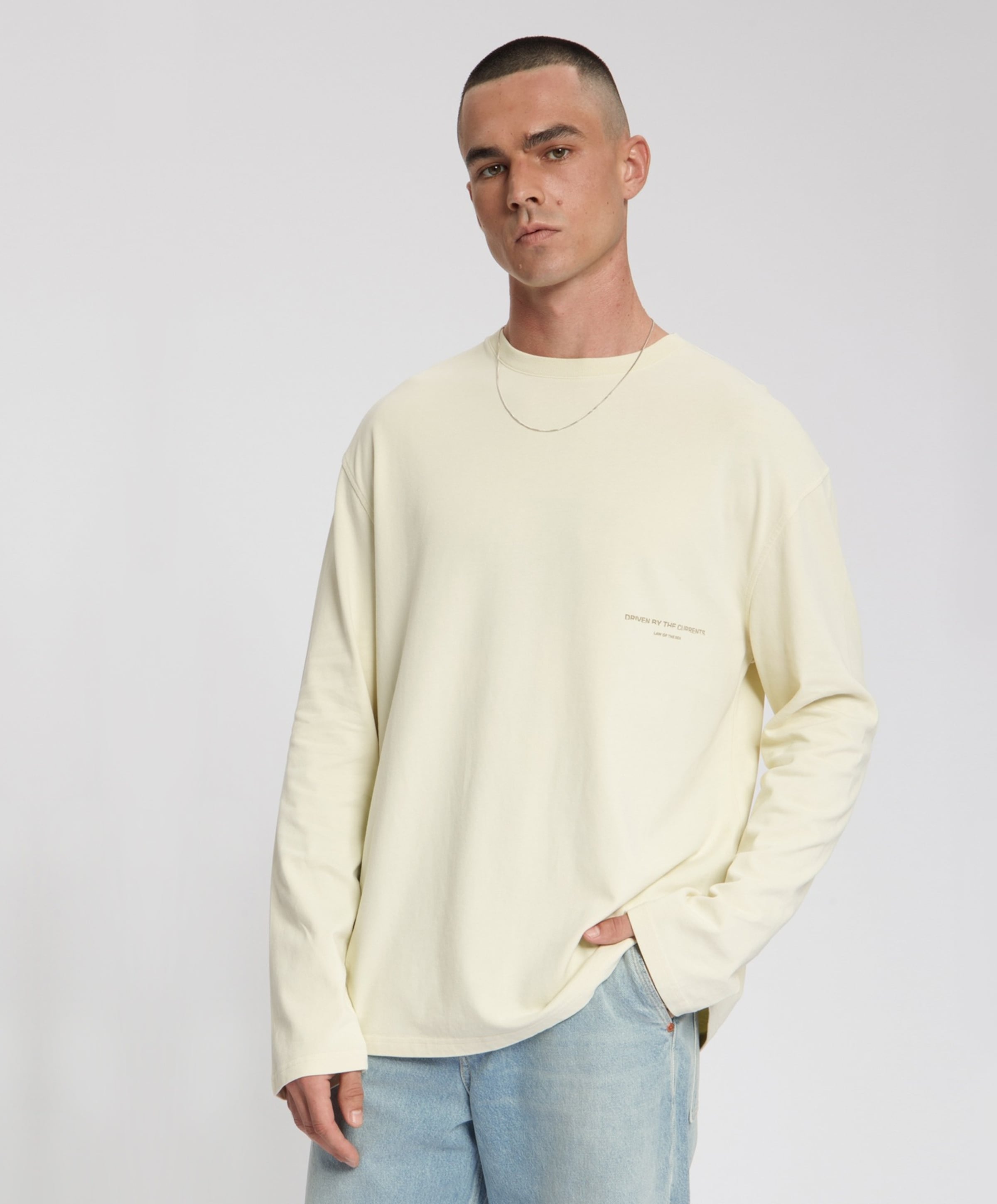 Law of the Sea Heren longsleeve beige