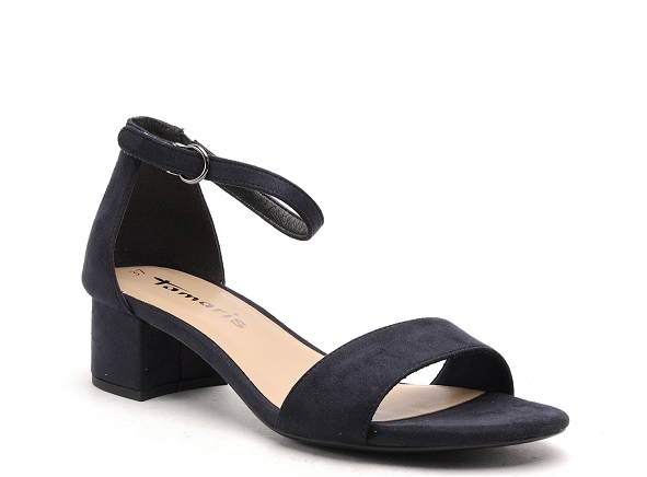 Tamaris nu pieds talons femme 28201 20 bleu