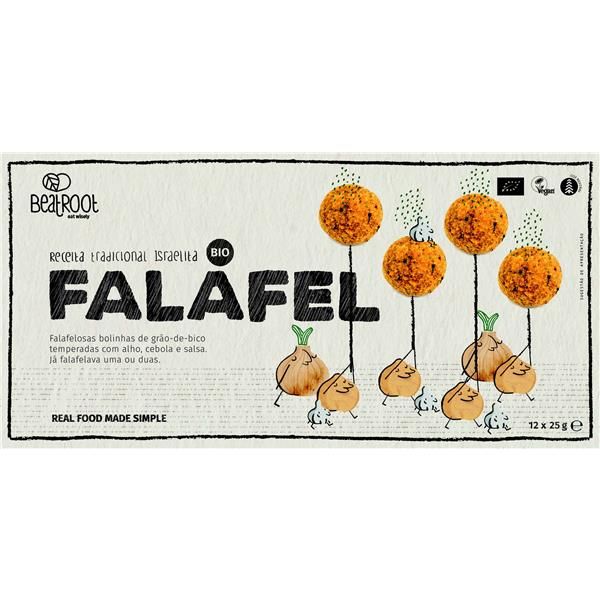 Falafel Vegan Bio Bolinhas Gão-De-Bico Congeladas