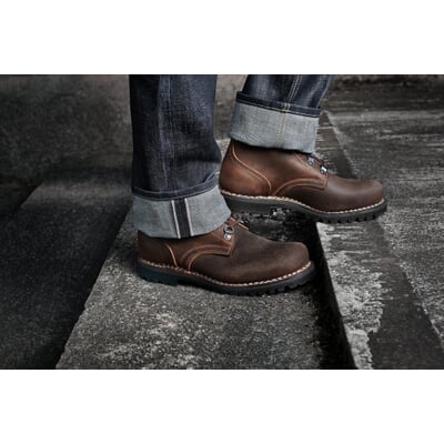 Arbeitsstiefel Juchtenleder, Braun