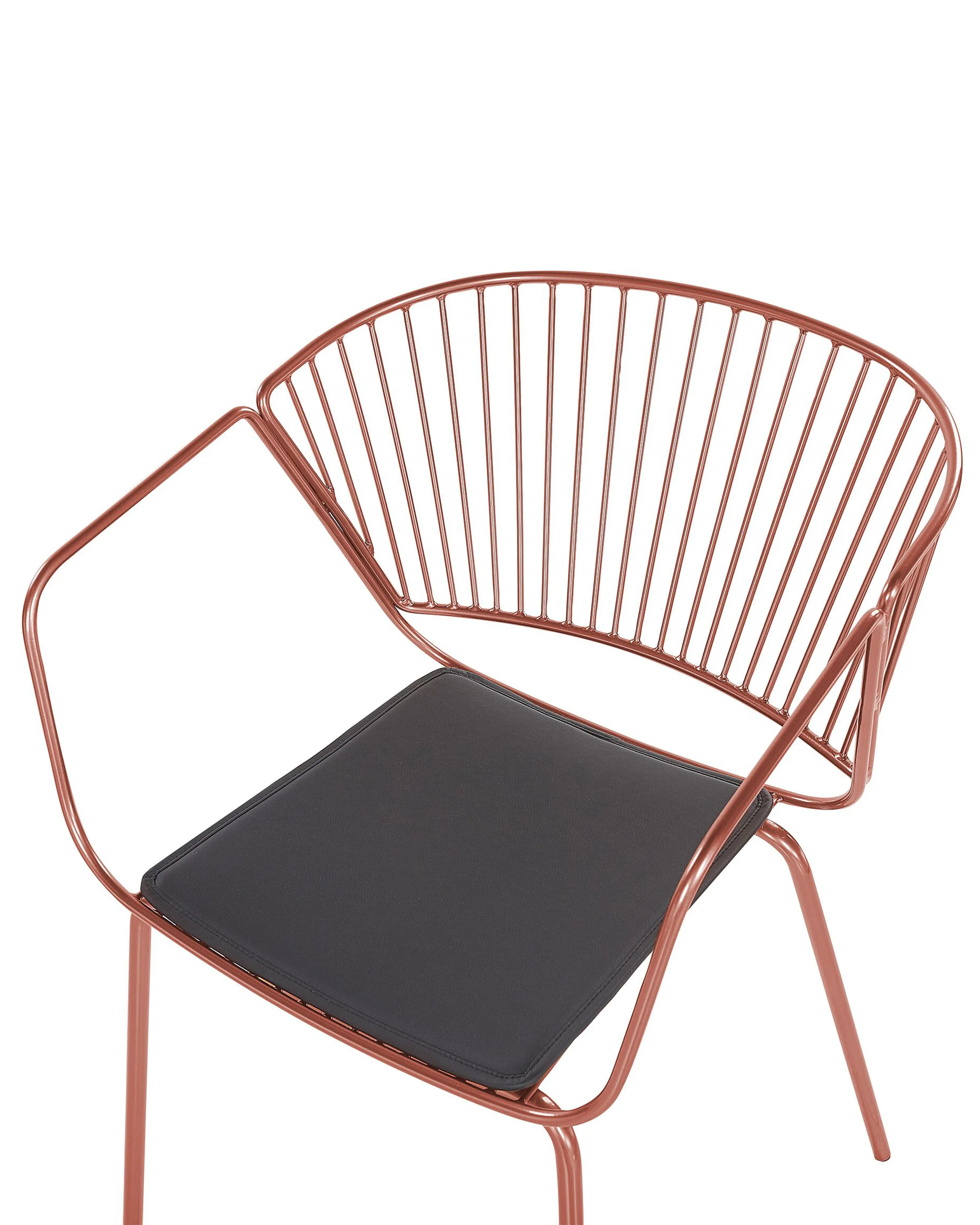 Set van 2 eetkamerstoelen RIGBY Metaal Koper