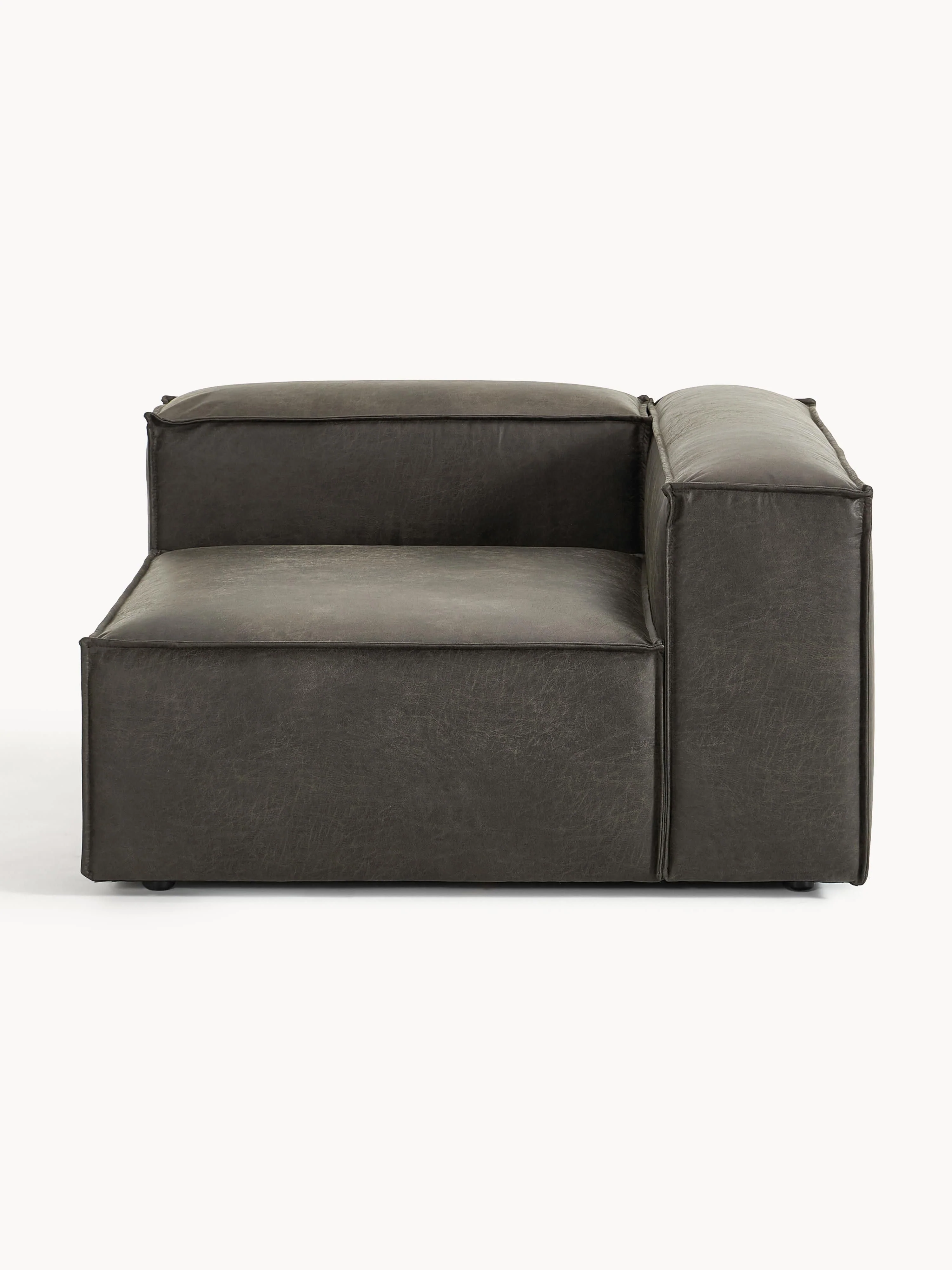 Hoekmodule Lennon van gerecycled leer