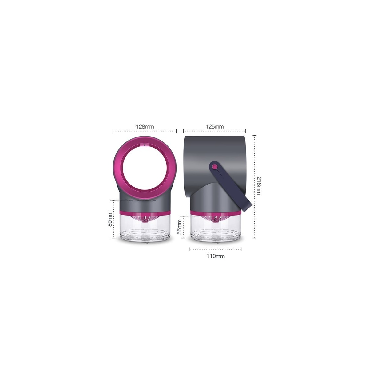 USB Myggfelle med UV-lys, hvit