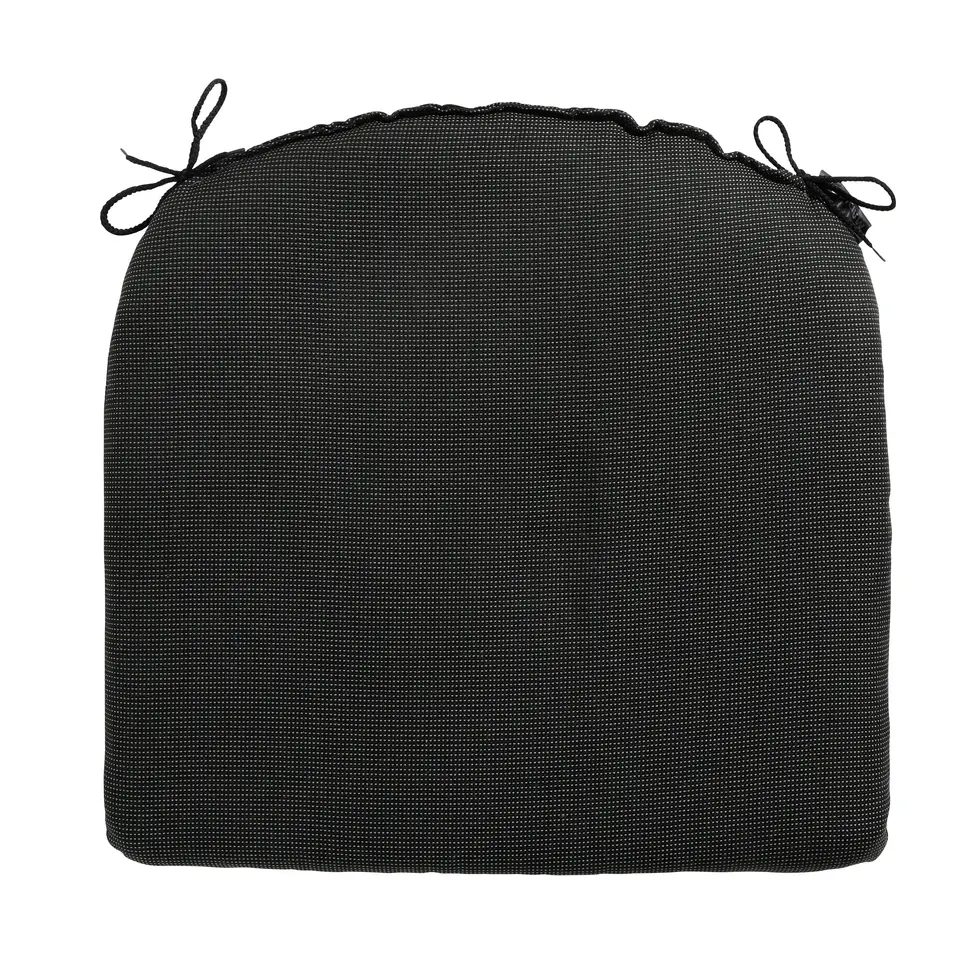 Madison - Zitkussen Rib black - Ca. 46x48 cm - Set van 4