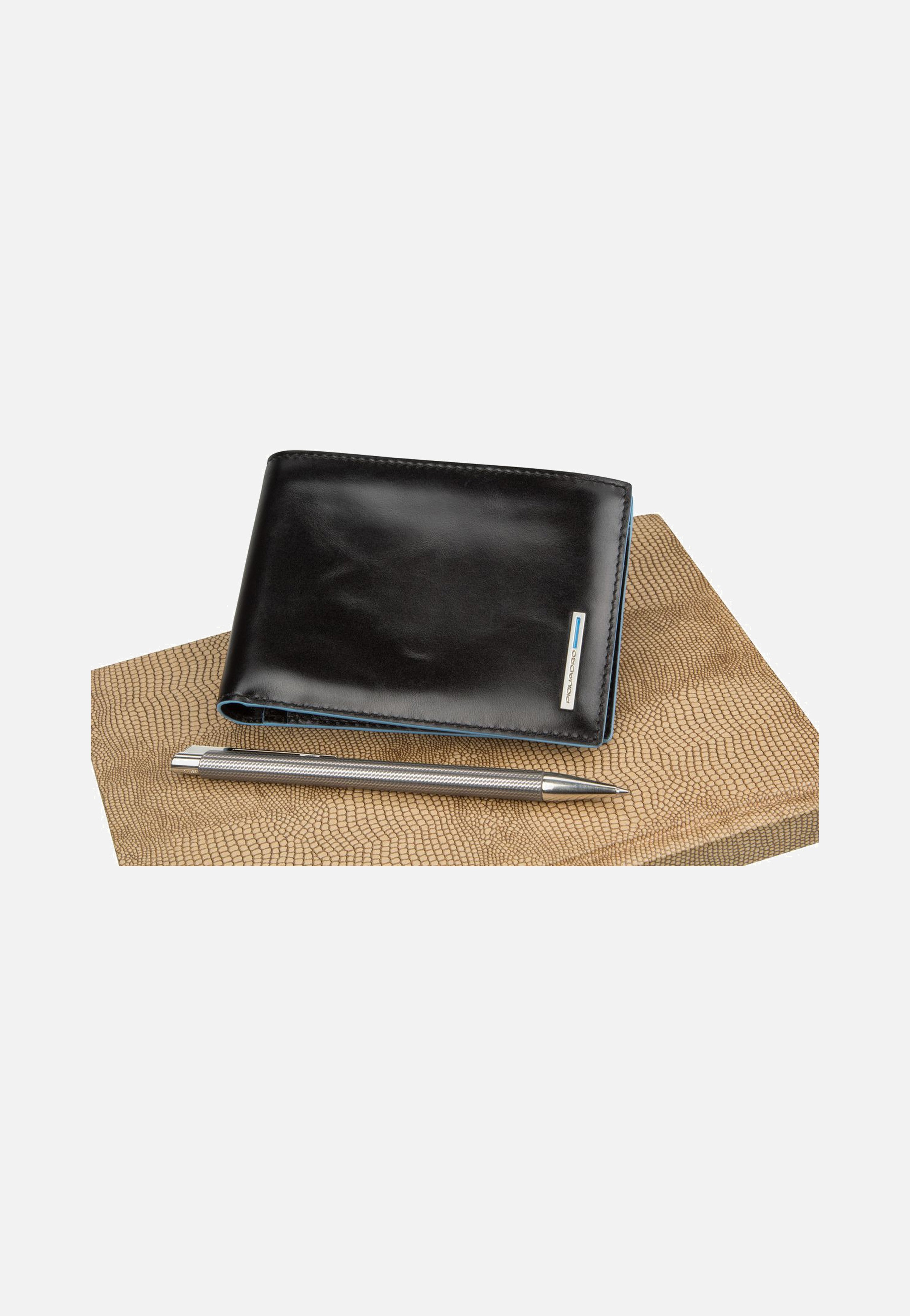 Blue Square 1392 RFID Nero - Portemonnaie