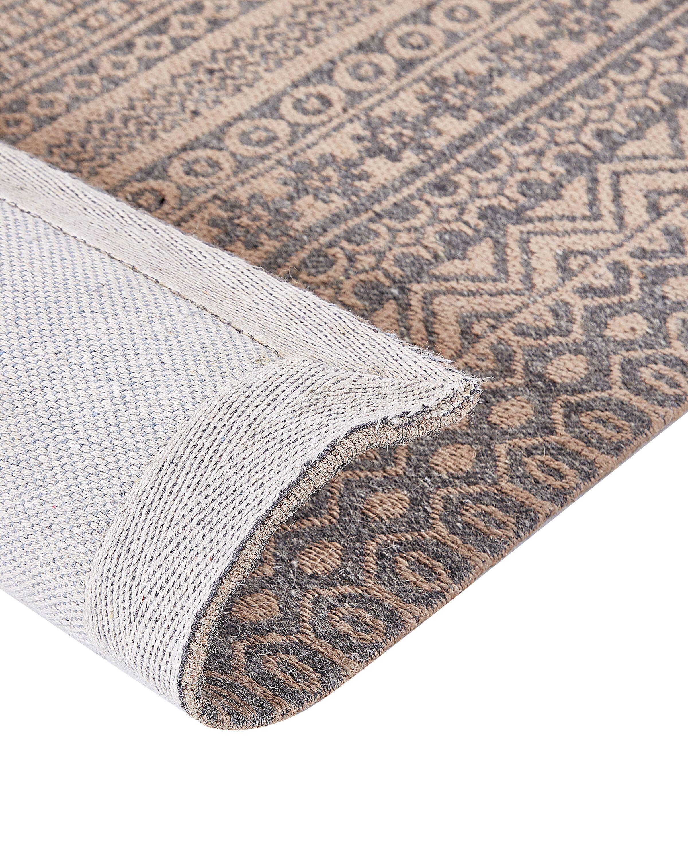 Vloerkleed BAGLAR Grijs 160 x 230 cm Jute