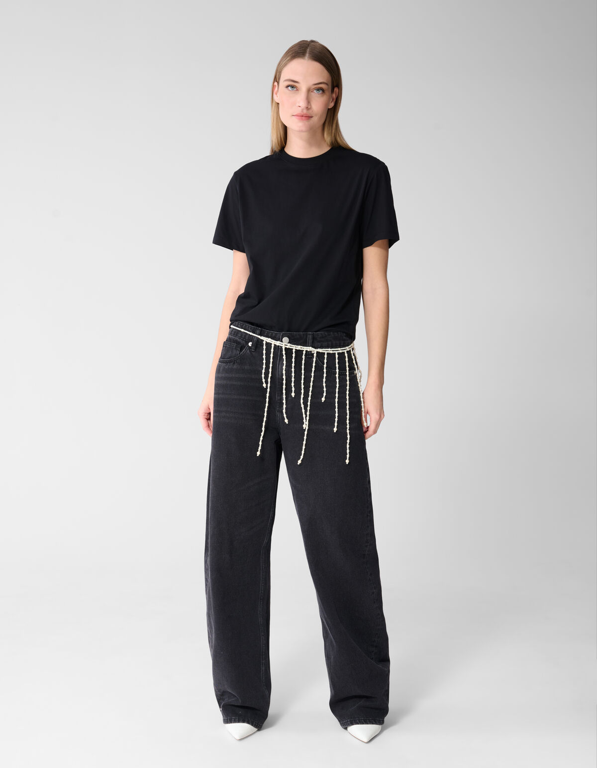Basis T-shirt Zwart