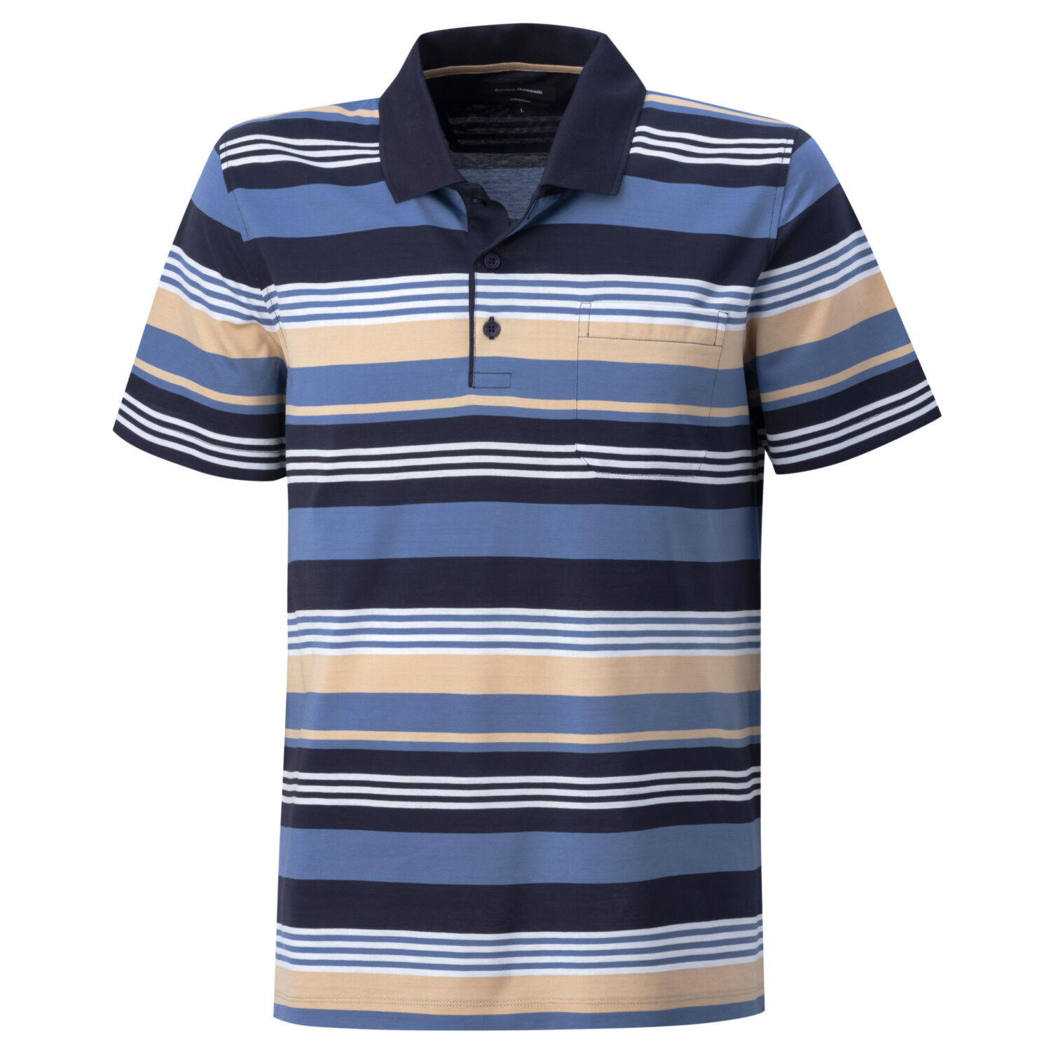 Mercerisiertes Poloshirt gestreift für Herren