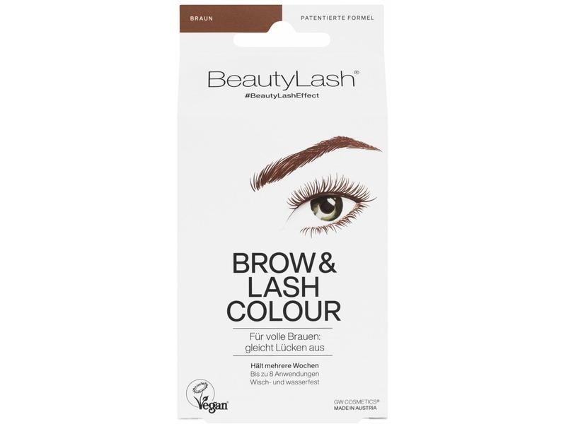 BeautyLash Augenbrauenfarbe Brow & Lash Colour Braun 2 x 3. Färbeset auf pflanzlicher Basis für Wimpern und Augenbrauen