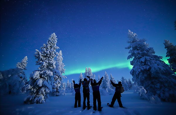 Nordlichter Kurzurlaub Lappland für 2
