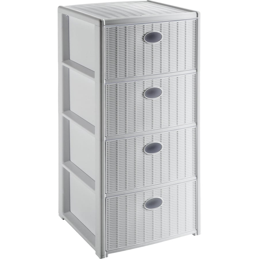 Kommode Elegance Polypropylen 39,5 x 59,5 x 39,5 cm grau