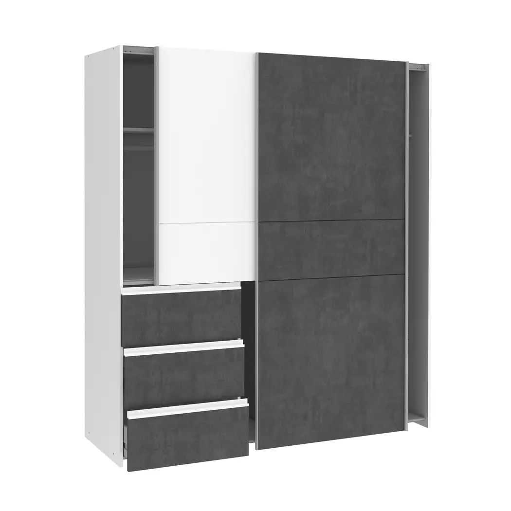 Schwebetürenschrank Winn2 170 x 200 cm
