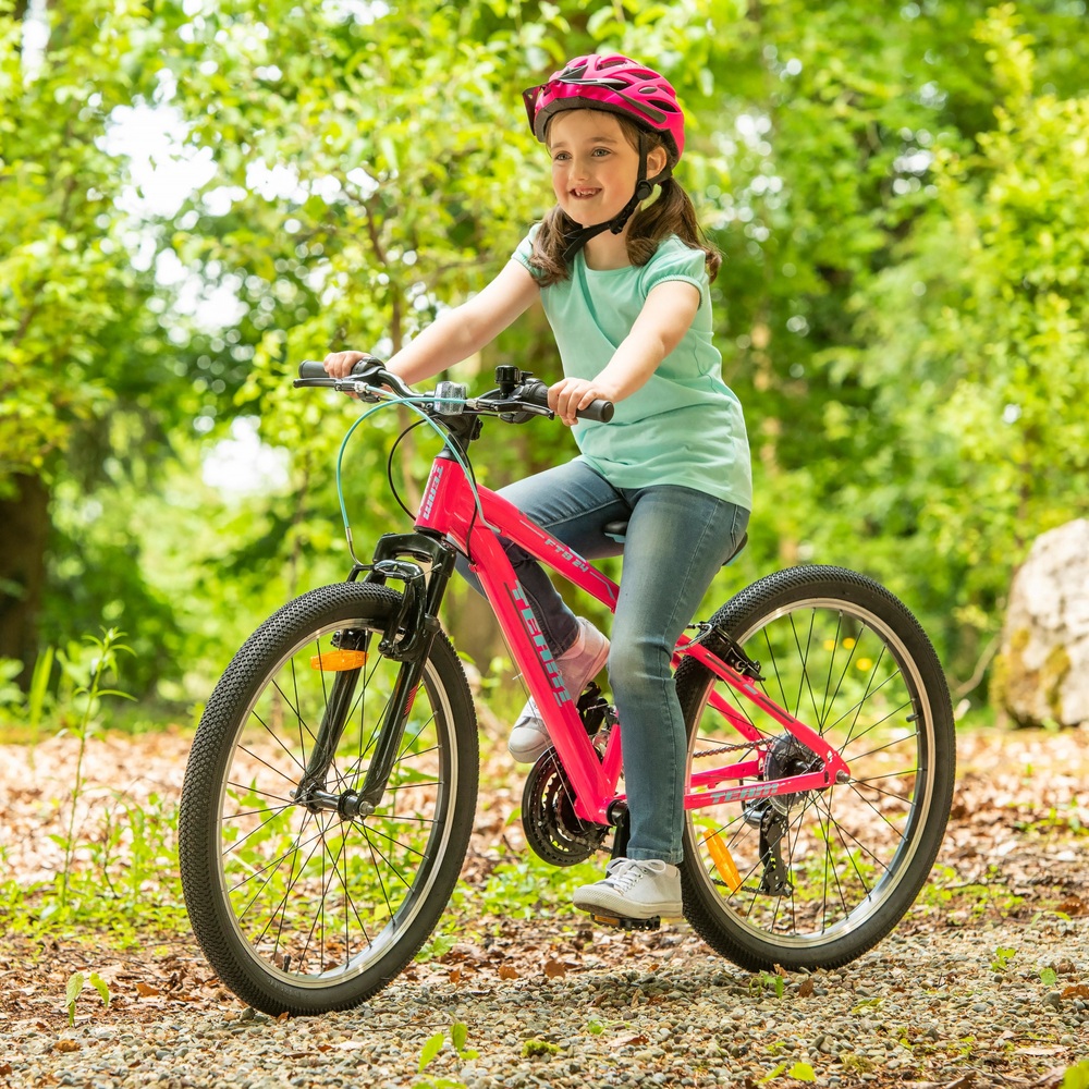 24-Zoll-Team-FTB-Mountainbike, Pink