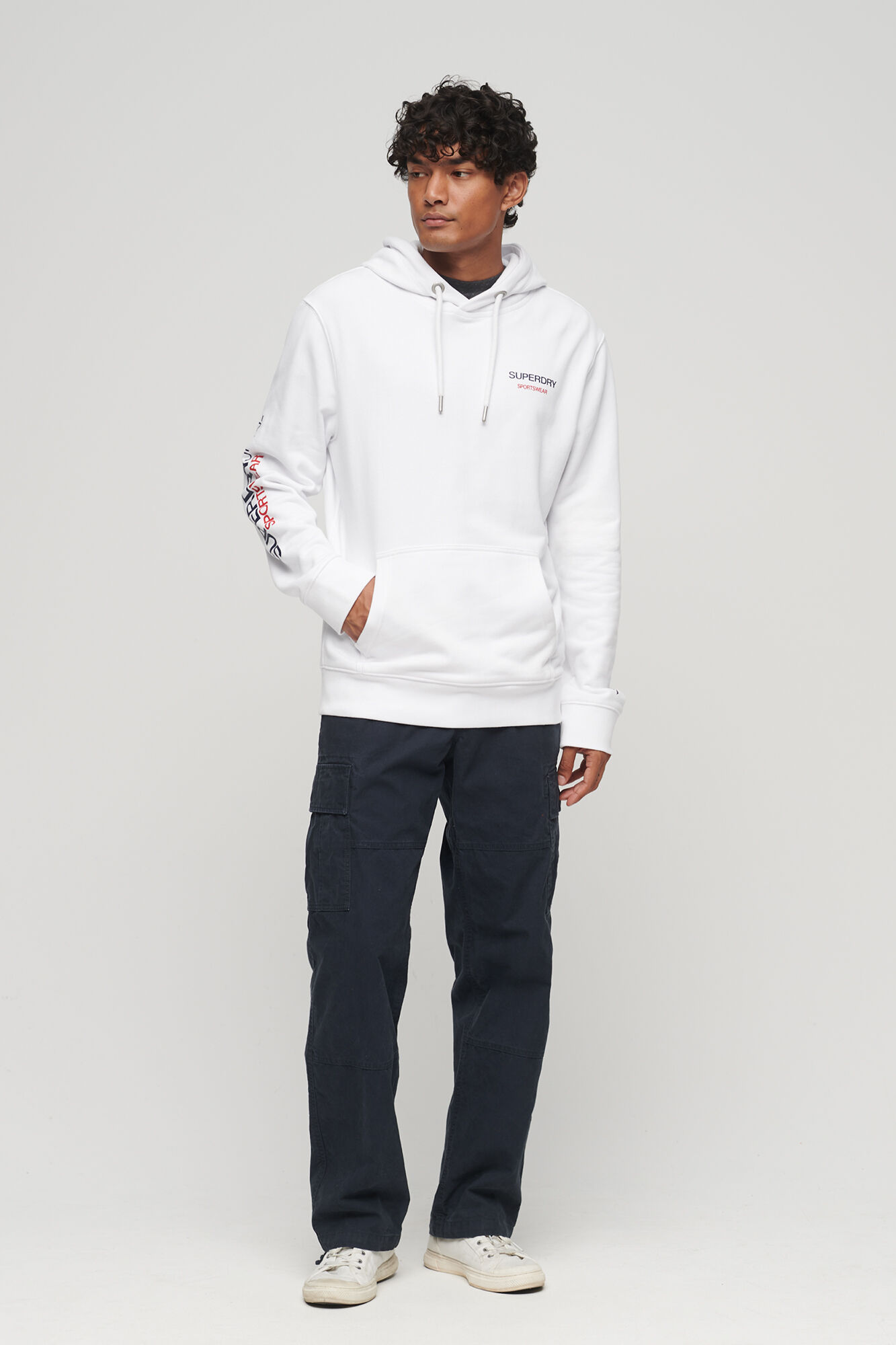 Moletom folgado com capuz e logotipo Sportswear.