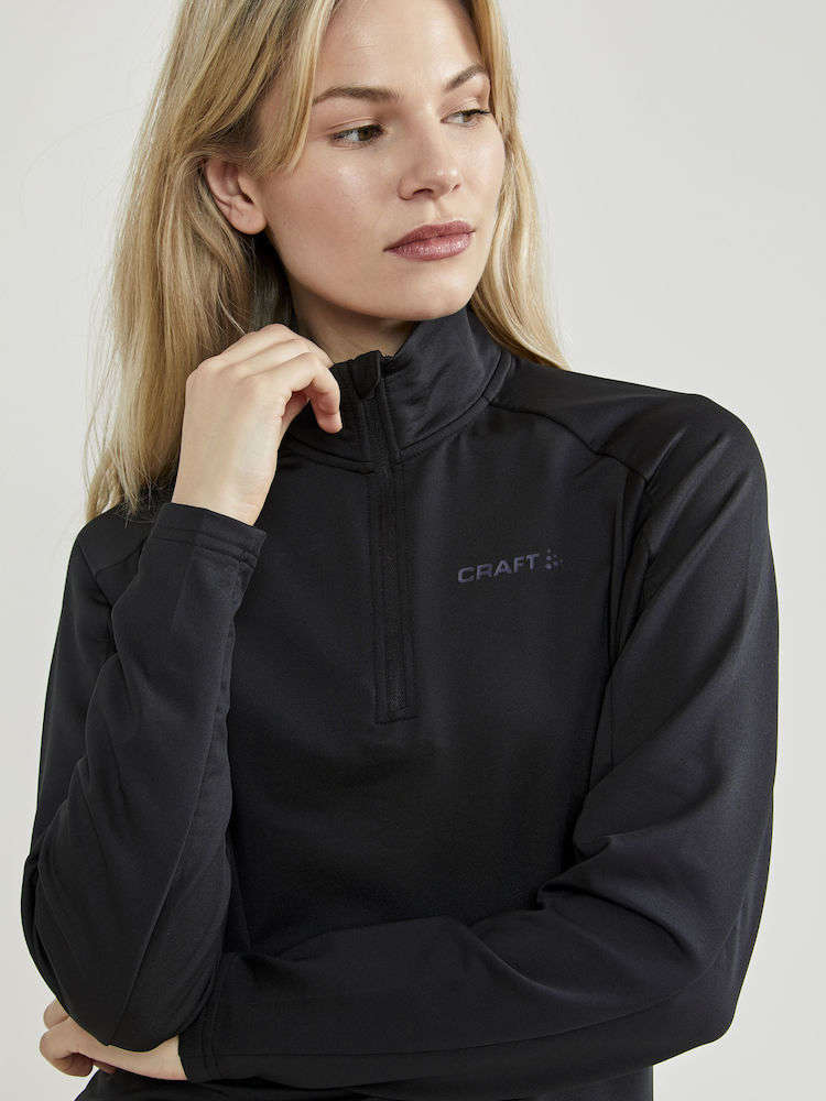 Craft CORE Gain Midlayer Lange Mouwen Zwart Dames