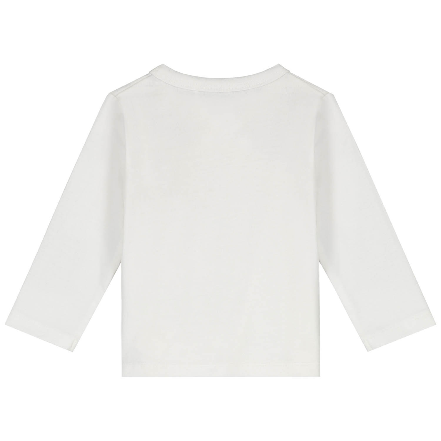 Prénatal newborn shirt Pure lange mouwen effen wit
