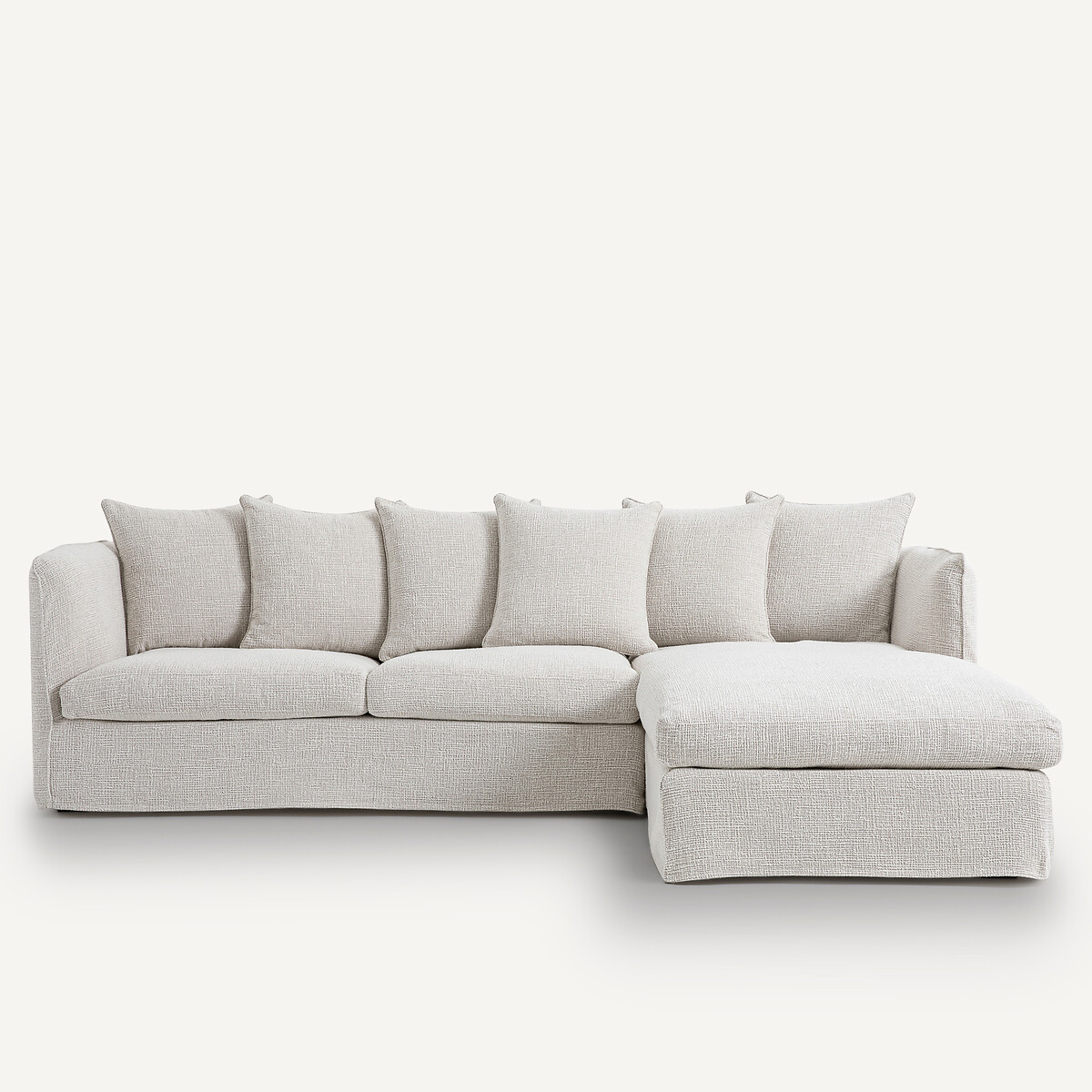 AM.PM<br>Sofá de canto, textura reciclada, Neo Chiquito