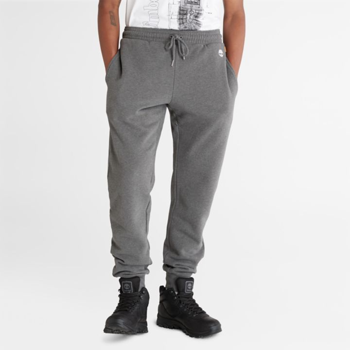 Calça de moletom Exeter River para homens na cor cinza escuro.