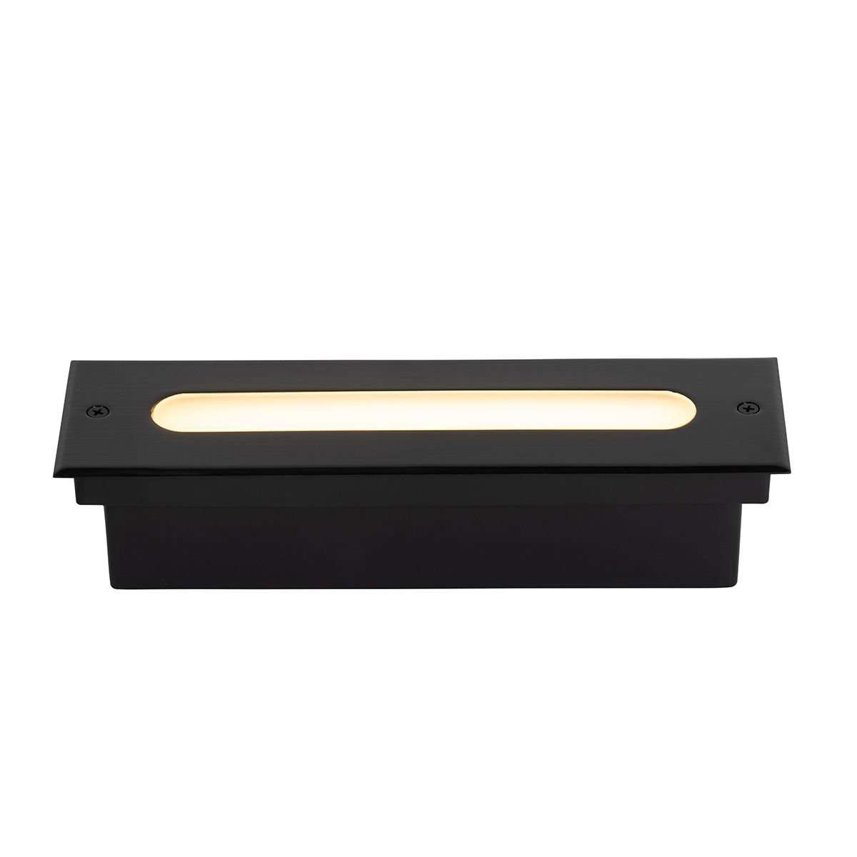 Moderne grondspot zwart 30 cm incl. LED IP65 - Eline