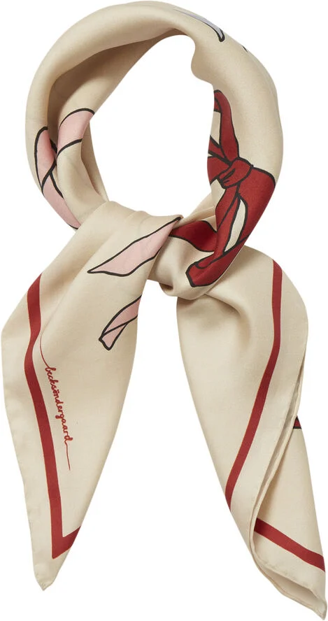 Becksöndergaard Bow Twill Sia Scarf Multi col.