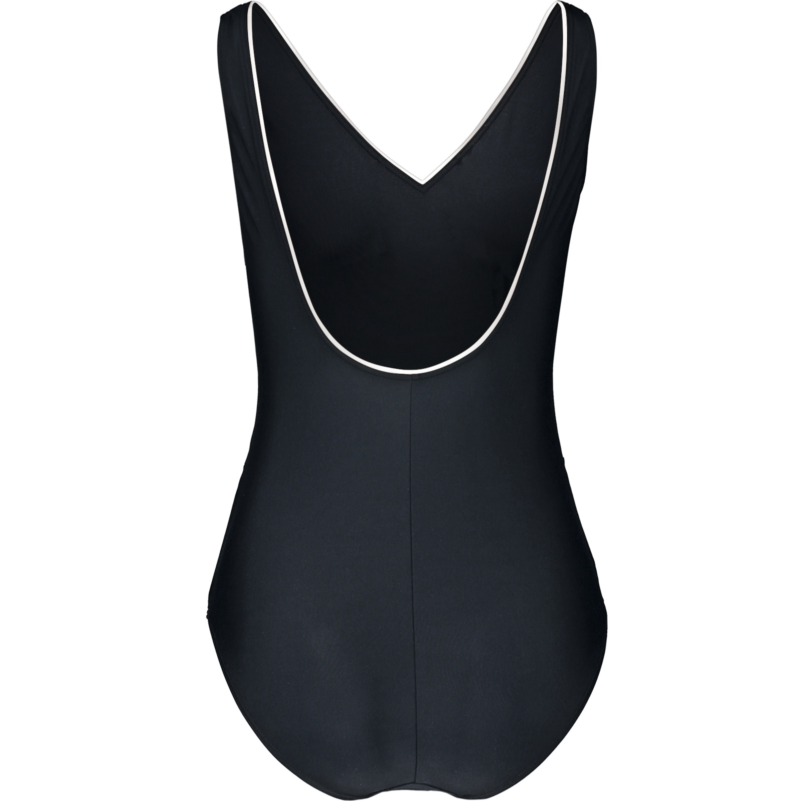 Damen-Badeanzug Piping 42C, navy