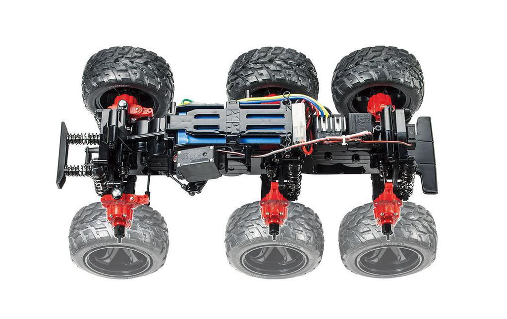 Monster Truck Dynahead 6 x 6 (G6-01TR) Bausatz, 1:18<br>Bausatzmodell im Massstab 1:18