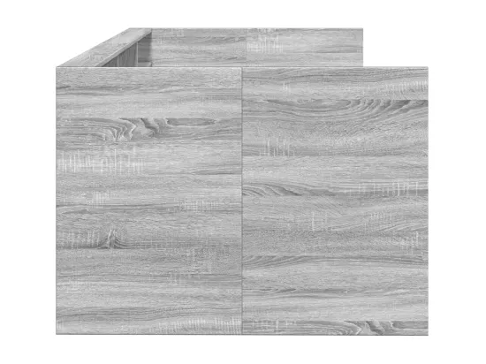 Lit de jour avec tiroirs sans matelas sonoma gris 90x190 cm