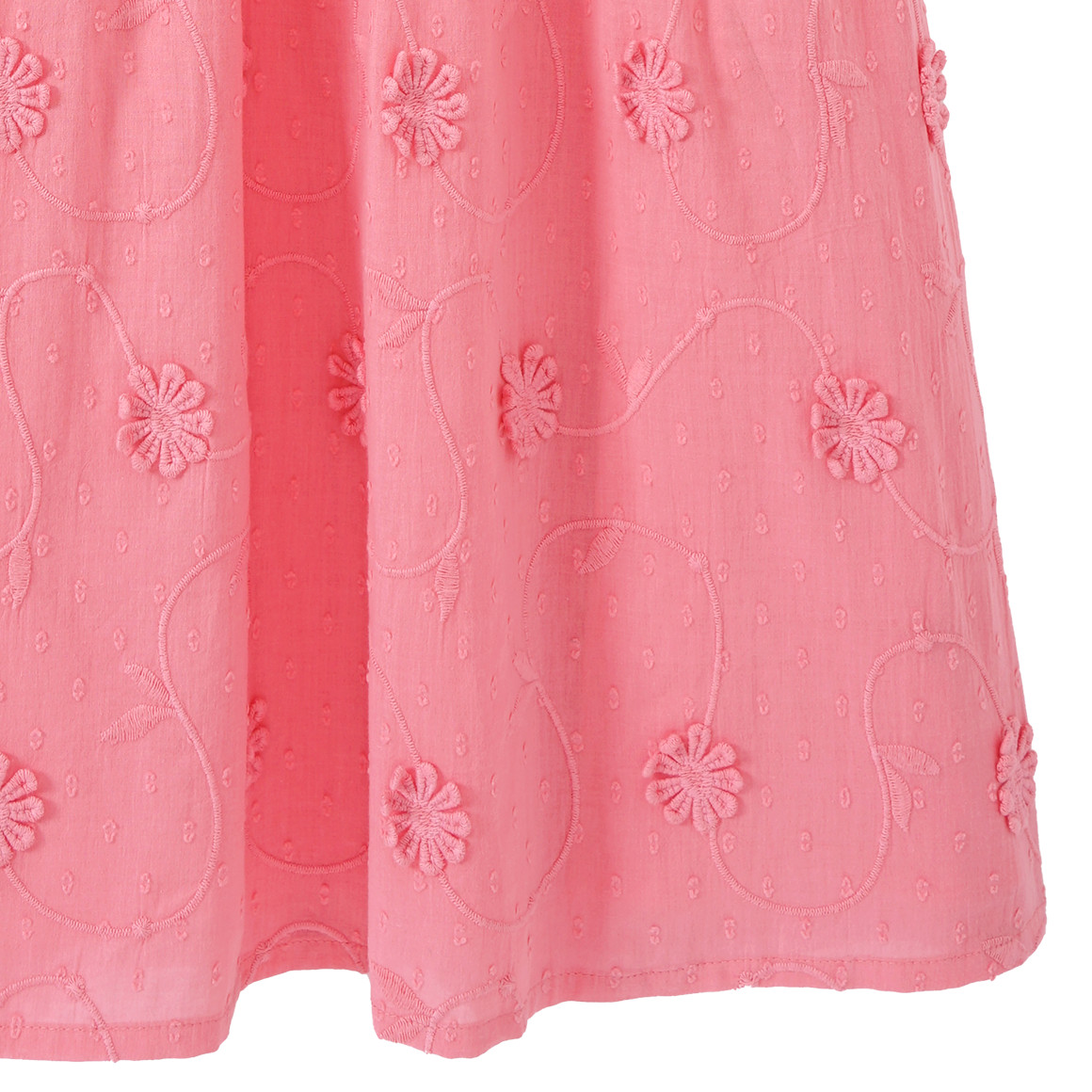 Topolino Mädchen Kleid mit Blumen rosa