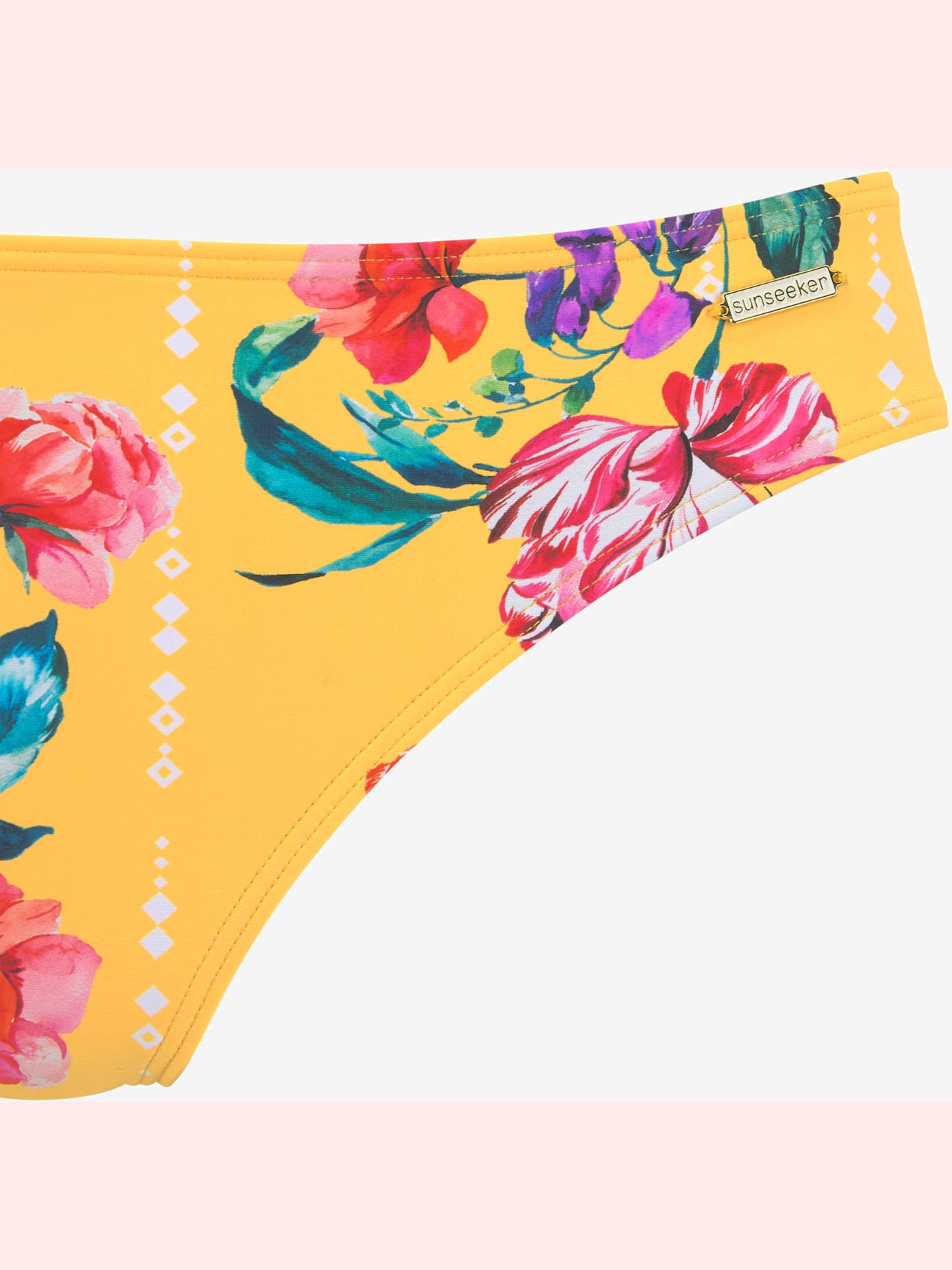 Bas de maillot de bain imprimé floral moderne