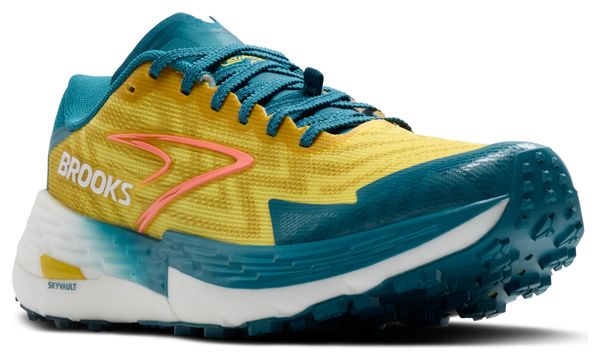 Chaussures Trail Brooks Catamount 4 Jaune/Bleu Homme