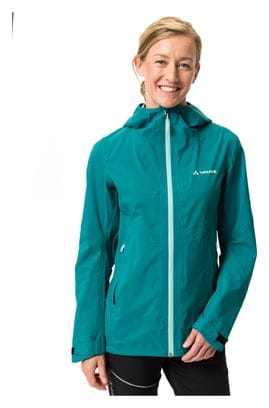 Veste Hardshell Femme Vaude Croz III Turquoise