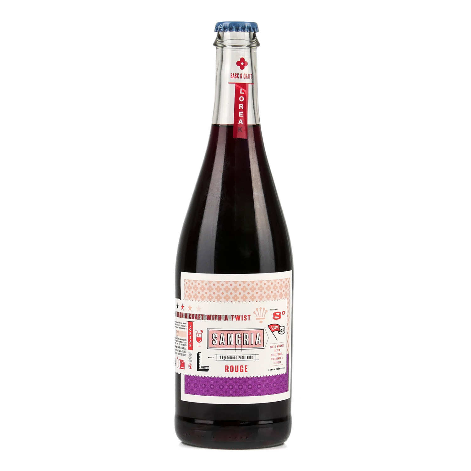 Sangria pétillante rouge - Loreak - LOREAK