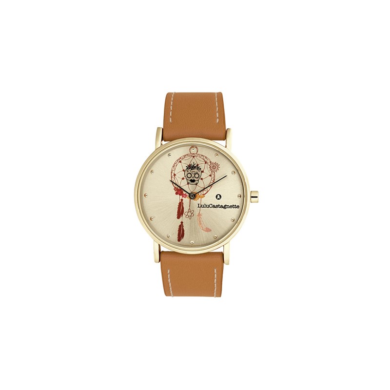 Montre fille analogique Lulu Castagnette - Bracelet cuir - Nina