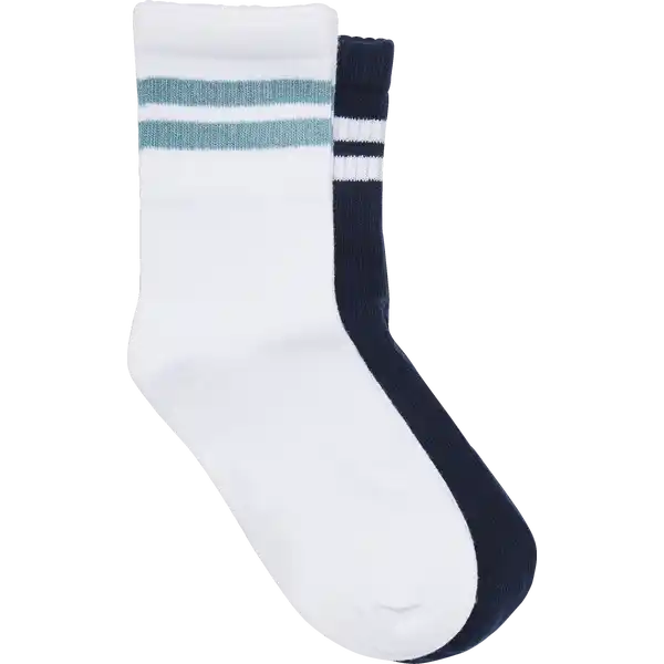 2er Pack Sportsocken navy / weiss 31 / 34
