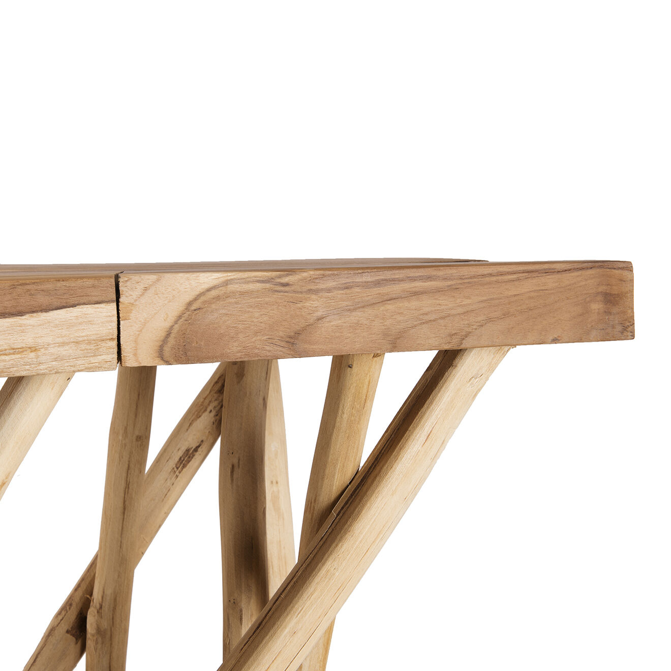 Macabane Console clara teck - 120x39x81 cm